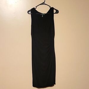Ralph Lauren Dress Sleeveless Knee-length Black‎ Dress Size 10